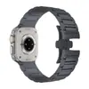 Para Apple Apple Watch Ultra2 Correa de Reloj iWatch9 Hebilla Mariposa Forma de I Correa de Titanio