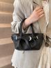 Bolso Cubo Plisado de Nicho Coreano Nuevo Modelo 2026 Bolso de Mano Versátil para Mujer Otoño Bolso Cruzado de Moda Tendencia