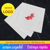 Publicidade tecido personalizado guardanapo de impressão personalizado logotipo imprimível restaurante hotel praça takeaway vinho personalizado