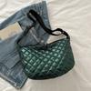 Outono e Inverno 2023 nova bolsa de ombro feminina casual personalizada de grande capacidade sacola losango all-match bolsa mensageiro da moda