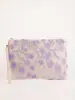 Bolsa de Mão Nova Feminina Transfronteiriça com Bordados Pesados e Lantejoulas, Bolsa de Mão de Verão de Moda de Nicho de Alto Padrão com Tecelagem de Palha