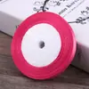 Cinta de satén de 6 mm de ancho cinta tejida roja tela de cinta de seda 6 milímetros embalaje trenzado cinta para el pelo cinta fina accesorios para el cabello adornos para el cabello cinta de colores