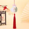 Festival de Medio Otoño Conejo de Jade Bordado Colgante de Borla DIY Festival Caja de Regalo Cultural y Creativa Decoración Estilo Chino Hanfu Qipao Adorno Colgante Venta al por Mayor