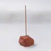 Soporte para Incienso de Piedra Cruda de Cristal Natural Decoración del Hogar Piedra de Aromaterapia Quemador de Incienso para Ofrenda a Buda Base de Soporte para Incienso Accesorios de Muebles de Cristal