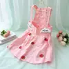 Vestido extra grande transfronteiriço primavera/verão para cães grandes como Golden Retrievers, Labradores e Buldogues Franceses, vestido de morango