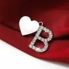 Accesorios de Colgante de Letra Inglesa Incrustada con Diamantes Europeos y Americanos Regalos Conmemorativos Personalizados Creativos Accesorios de Colgante DIY de Aleación Joyería