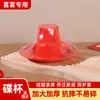 Conjunto de Talheres Descartáveis de Casca de Arroz Vermelho, Conjunto de Quatro Peças, Conjunto de Tigela e Hashi, Conjunto para Banquete de Casamento e Inauguração de Casa, Espessado, Duro e Biodegradável