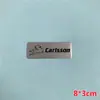 Aplicable a Pegatina para Coche Mercedes-Benz Clase C Clase E GLC GLA GLB Pegatina Decorativa de Metal Marcador de Coche AMG Placa de Nombre BRABUS Marcador de Aluminio