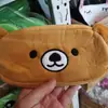 Bolsa de lápis de pelúcia fofa com desenho de animal, bolsa de papelaria para crianças, escola primária, presente criativo, caixa de papelaria, atacado