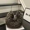 Bolso Tote de Lana de Cordero para Mujer Gran Capacidad Bolso Grande Otoño Invierno Versátil para Viajar Bolso de Mano de Felpa Bolso de Hombro Bolso Cruzado Bolso Peludo