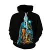 Cos Moonlight Panic Horror Horror Horror Vestido Suéter Impresión 3D Moda Europea y Americana Halloween Sudadera con Capucha
