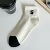 Calcetines Calcetines de Media Caña para Hombre Calcetines de Algodón de Color Puro Otoñales Calcetines de Moda Populares Calcetines Deportivos de Baloncesto para Hombre Calcetines Blancos Zhuji para Hombre