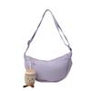 Venta al por mayor de fábrica Familia U con bolsa de dumplings para mujer verano 2024 nuevo bolso bandolera de nailon bolsa pequeña de tela Joker