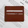 Portatarjetas de cuero de gran capacidad con múltiples ranuras para tarjetas, ultra delgado, transfronterizo, para tarjetas de autobús de estudiante, tarjetas bancarias, tarjetas de identificación, bolsa de almacenamiento