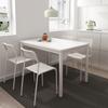 Mesa de jantar simples Home Apartamento Pequeno Aluguel Quarto Moderno Simples Mesa de Jantar e Cadeira Mesa Branca Nórdica Mesa de jantar retangular