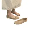 Mocassins Elegantes de Salto Baixo, Sapatos Individuais Novos Estilo Chinês Elegante Preto, Sapatos Femininos Rasos Estilo Francês para Outono