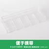 Estante de 100 fichas de acrílico transparente para Mahjong, Texas, ajedrez y sala de cartas, caja de fichas, juego de alta gama