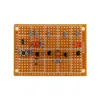 Tablero perforado para principiantes, tablero multiagujero, kit de práctica de soldadura de placa de circuito para principiantes, componentes de nivel de entrada DIY