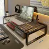 Soporte para monitor de computadora, soporte de enfriamiento para laptop, base para pantalla de escritorio, organizador de escritorio