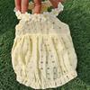 Roupa Fina Pet Estilosa para Teddy, Gato, Bichon, Cachorro Pequeno, Vestido de Princesa, Roupa de Verão para Cachorro Pequeno, Estilo Princesa