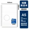 Cuaderno Espiral B5 Engrosado Simple Transparente Rayado Cuadriculado Inglés Venta al por Mayor Transfronterizo Planificador Estudiante Diario