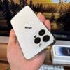 Adecuado para Funda de Teléfono Móvil Iphone17Promax Electrochapada Escarchada Apple 16 Película para Lente Cobertura Protectora de PC Todo Incluido Anticaídas