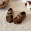 Zapatos Birkenstock para Niñas 2026 Otoño Nuevo Estilo Zapatos Mary Jane Suela Suave para Bebé Zapatos Pequeños de Cuero Zapatos Casuales de Boca Baja para Niños Pequeños