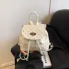 Mini Mochila Dulce de Lunares para Mujer, Disponible en Múltiples Colores, con Diseño de Cierre de Cordón, Estilo Juvenil, Mochila Pequeña para Llevar en la Mano o Cruzada