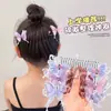 2025 Nuevo para Niñas Verano Fresco Perla Transparente Mariposa Peine Invisible Gadget Práctico Extractor de Mechones Sueltos para Frente y Parte Posterior de la Cabeza Clip