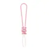 Cordón para Teléfono Móvil Original Correa de Muñeca Corta de Silicona Conejito Rosa Morado Lindo Colgante de Cámara CCD Cadena para Unidad USB Llave Auriculares Adorno