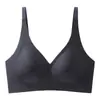 Suporte Macio Roupa Íntima Sem Costura Feminina Suporte de Reunião Anti-queda Seios Paramamários Sem Aro Costas Bonitas Esportivo Respirável Sutiã