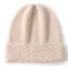 Cachemira 2025 Otoño e Invierno Nuevo Estilo Unisex Jacquard de Aguja de Lingote Casual Cálido Protección para Orejas y Protección contra el Frío Gorro de Punto