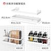 Accesorios para Tablero Perforado Tablero Colgante de Pared para Cocina Gancho Pequeño Sin Perforaciones Orificio Redondo Estante de Almacenamiento de Pared para Escritorio