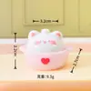 Cazuela de Animales de Dibujos Animados Lindos Accesorios de Resina DIY Casa de Muñecas Comida Miniatura Juguetes Mini Adornos de Escritorio Hechos a Mano