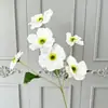 Flores artificiales de flor de mariposa para bodas, flores artificiales de boda, arreglos florales de suelo, materiales florales para pasillos, arreglos florales, arte floral de decoración suave