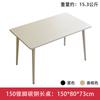 Mesa Redonda de Plástico-Madera y Sillas para Patio al Aire Libre, Muebles para Jardín de Villa al Aire Libre, Balcón, Azotea, Mesa Redonda y Sillas de Comedor