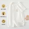 Roupas de bebê Roupas de peido de manga curta Verão Roupas finas de ar condicionado Verão Roupas masculinas e femininas de uma peça para bebês Roupas infantis de verão