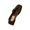 Zapatos cuadrados retro franceses de boca poco profunda, zapatos pequeños de cuero para mujer, venta al por mayor, nuevos de primavera y otoño, estilo temperamento tardío, tacón grueso, zapatos Mary Jane