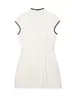 Estilo Europeu e Americano 2026 Verão Novo Vestido Feminino Slim Fit Barra de Cor Contrastante Mini Vestido Sem Mangas Curto