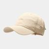Boné feminino com design de nicho, boné de beisebol moderno com alfinete de marca, estilo hip-hop, boné masculino simples de cor sólida com rosto brilhante