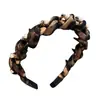 Diadema Peluda con Estampado de Leopardo Vintage para Mujer 2026 Nuevo Estilo Diadema de Alto Volumen que Hace que la Cara Parezca Más Pequeña Accesorio para el Cabello Pinza para el Cabello