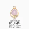 Pendente Colorido de Metal com Pedra Preciosa Direto da Fábrica para DIY Colar Pulseira Brincos Pingente Acessórios de Joia Semi-acabados