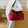 Bolsa de Viagem para Curta Distância para Mulheres, Grande Capacidade, Bolsa de Ginástica Bonita e Moderna, Separação Seca e Úmida, Bolsa de Bagagem de Viagem Leve e Portátil