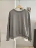 KEKEZOON Moletom Patchwork Falso Duas Peças Feminino Outono Estilo Coreano Solto Casual Gola Redonda Pulôver Top Tendência 9314