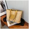 2026 Bolso Tote de Moda de Gran Capacidad Nuevo, Bolso Casual Coreano para el Trabajo y los Viajes Diarios, Bolso de Hombro Simple y Moderno para Mujer