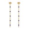 Pendientes Populares de Acero de Titanio para Damas Europeas y Americanas Estilo Bohemio Borla Simple Pendientes para Damas Venta al por Mayor de Comercio Exterior