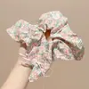 Pañuelo cuadrado estilo casual, scrunchie, lazo de encaje para el pelo, diadema dulce, accesorio para el cabello de alta gama a la moda para mujeres