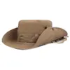 Sombrero de Pescador de Verano Tela de Doble Cara Almacenamiento Portátil Sombrero Bennie Viaje al Aire Libre de Verano Pesca Sombrero Grande Sombrero de Sol