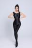 Pearl love masculino e feminino alta elasticidade Europeu e Americano tamanho grande brilho oleoso sedoso sexy transparente respirável body justo