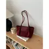 Bolso tote de gamuza vintage para mujer, bolso de hombro versátil de alta gama para el día a día, bolso de mano casual simple de gran capacidad